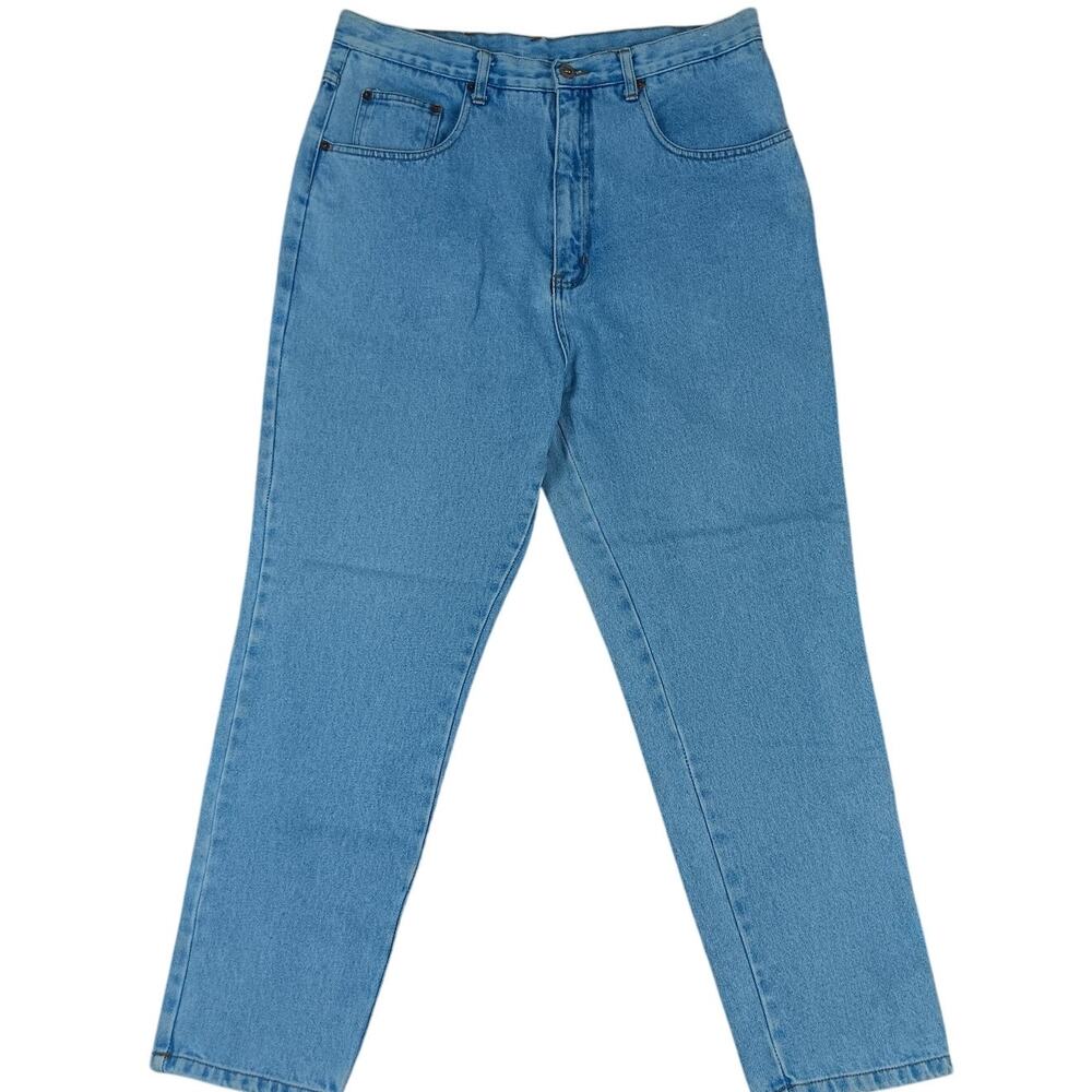 Vintage Zana Di Jeans Womens‎ 18 34X29 Light Wash Hi Rise Relaxed Tapered Street